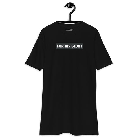 For His Glory Men’s Premium Heavyweight Tee