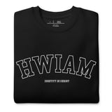 His Word I AM College Unisex Premium Sweatshirt