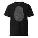 Fingerprint Identity In Christ Unisex Premium T-Shirt