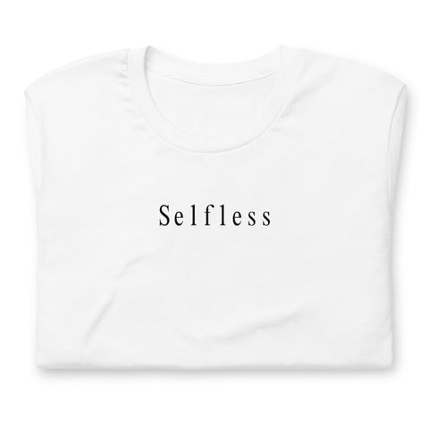 Selfless Unisex t-shirt